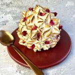 Baked Alaska med hindbæris og brownie - nem opskrift